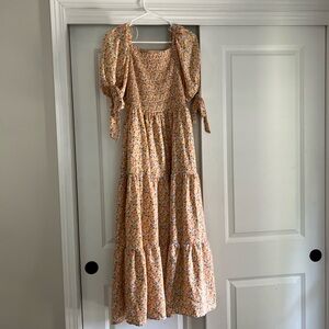 Shop Henley Brunch Floral Maxi in Yellow